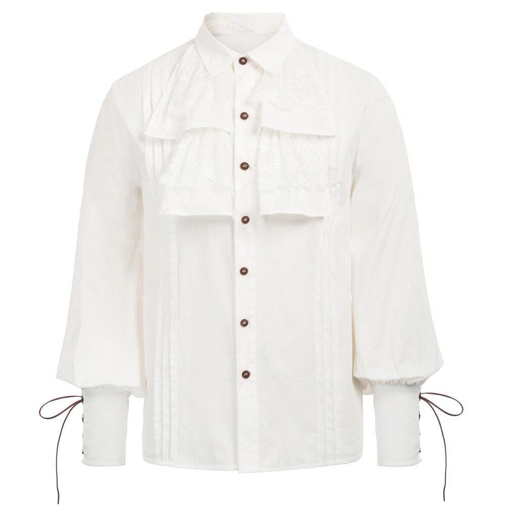 Chemise Blanche À Jabot Homme SteampunkUniverse