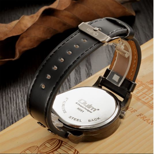 Montre double best sale fuseau horaire homme