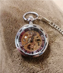 Montre À Gousset Steampunk<br> Mécanique À Nue