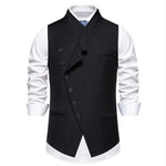 Gilet Homme Steampunk Gothique – Style Médiéval Pirate Sans Manches, Laçage Avant, Pour Costumes Et Fêtes