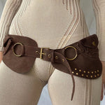 Ceinture Steampunk <br> Vintage avec poches