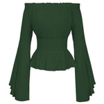 Top Steampunk <br> Blouse Verte Pirate