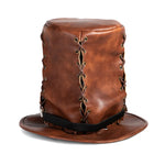 Chapeau Steampunk<br> Haut de Forme Cuir