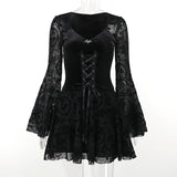 Robe Steampunk <br> Gothique en Dentelle