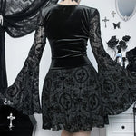 Robe Steampunk <br> Gothique en Dentelle