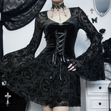 Robe Steampunk <br> Gothique en Dentelle