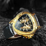 Montre Triangulaire Homme Or | Steampunk-Universe