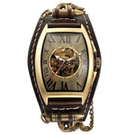 Montre Steampunk Homme Marron