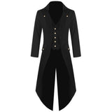 Black Steampunk Trench Coat