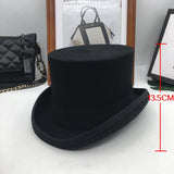 Chapeau Haut De Forme Noir 13.5 cm