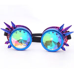 Steampunk Goggles Spikes violet