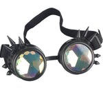 Steampunk Goggles Spikes noir