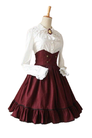 Jupe longue victorienne best sale