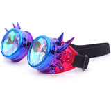 Steampunk Goggles Spikes violet | Steampunk-Universe