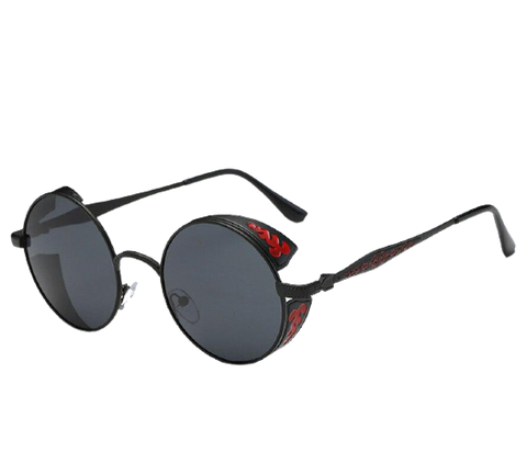 Eyewear Lunette De Soleil Ronde Noir Homme Lunette De Soleil Ronde