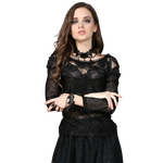  Mannequin Steampunk Chemisier Dentelle Noire