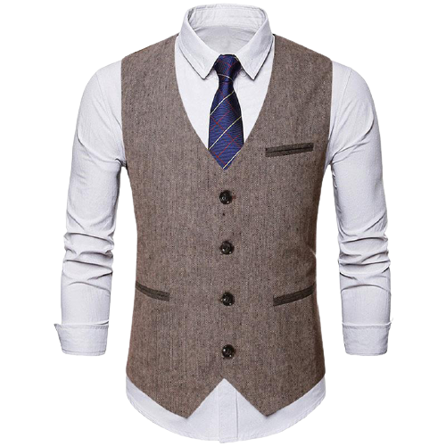 Gilet Homme Vintage Tweed Steampunk Universe