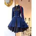 Robe Steampunk Victorienne Bleu