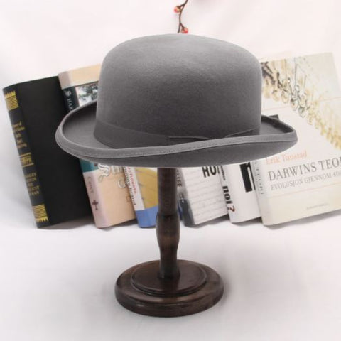 Chapeau melon à bord enroulé • Créations Chapeaux Chapeau melon à bord enroulé • Créations Chapeaux