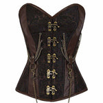 Corset Steampunk Marron