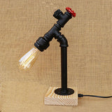 Lampe Steampunk <br> Black Pipe