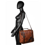 Mannequin sac steampunk cuir