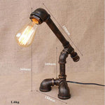 Mesure Lampe De Bureau Type Industriel 