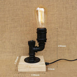 Mesure Lampe De Table Vintage Industrielle 