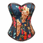 Vintage Floral Corset | Steampunk-Universe